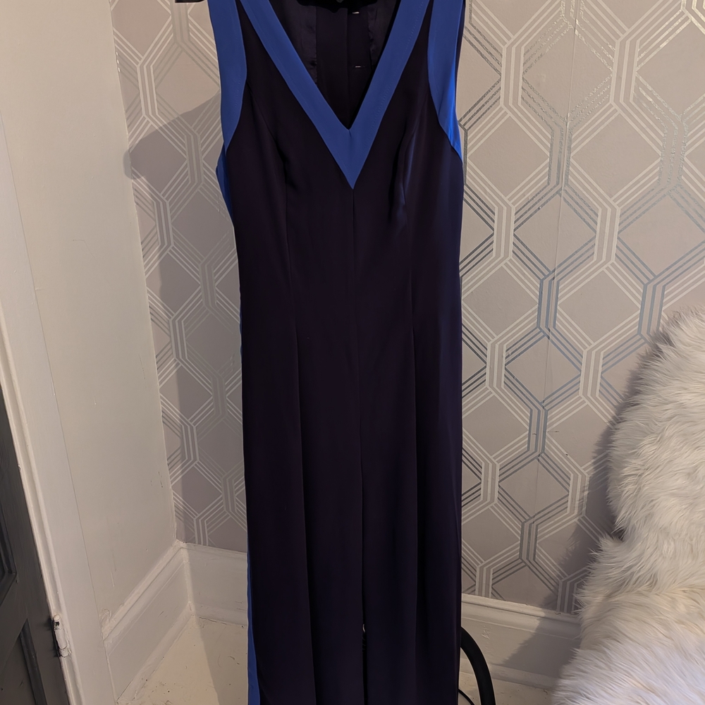 Elegant Blue and Navy Women's Jumper